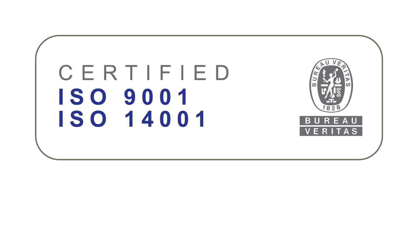 Сертификат Bureau Veritas ISO 9001:2015 и ISO 14001:2015